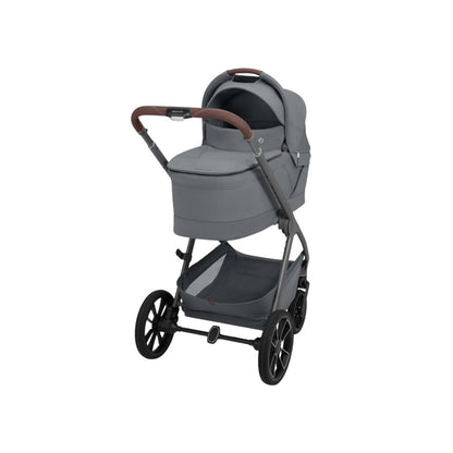 Maxi-Cosi 2-in-1 Kinderwagen Oxford+ Moon Graphite + Opvouwbare Draagmand Moon Graphite