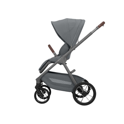 Maxi-Cosi 2-in-1 Kinderwagen Oxford+ Moon Graphite + Opvouwbare Draagmand Moon Graphite