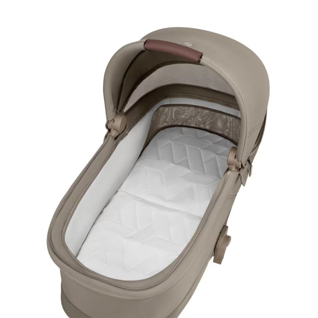 Maxi-Cosi 2-in-1 Kinderwagen Oxford+ Oak Truffle + Opvouwbare Draagmand Oak Truffle