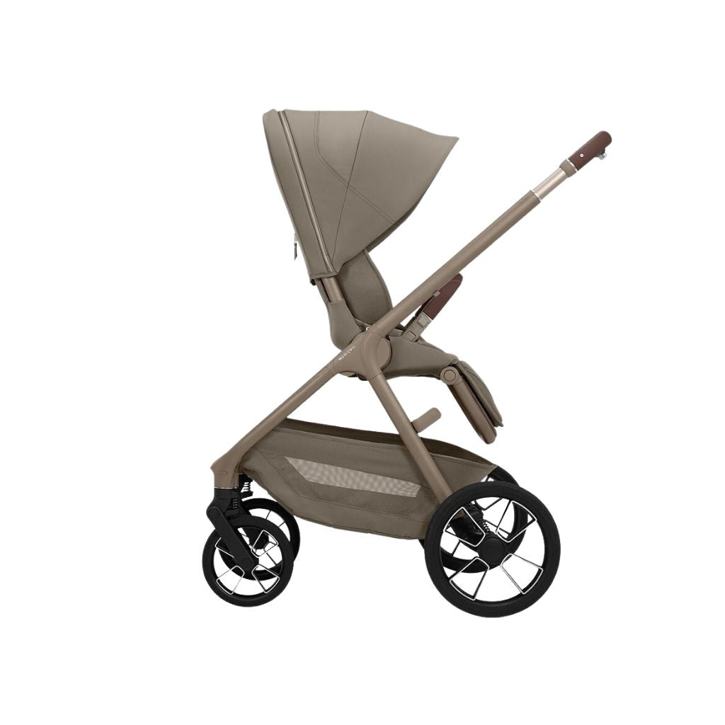 Maxi-Cosi 2-in-1 Kinderwagen Oxford+ Oak Truffle + Opvouwbare Draagmand Oak Truffle