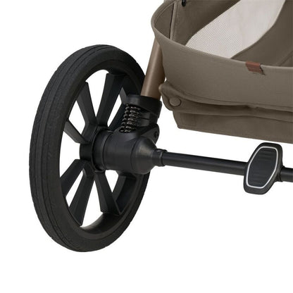 Maxi-Cosi 2-in-1 Kinderwagen Oxford+ Oak Truffle + Opvouwbare Draagmand Oak Truffle