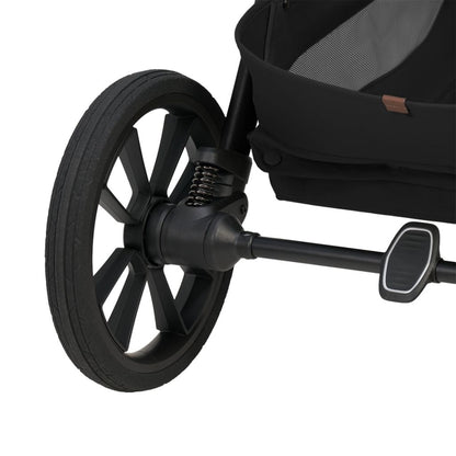 Maxi-Cosi 2-in-1 Kinderwagen Oxford+ Onyx Black + Opvouwbare Draagmand Onyx Black