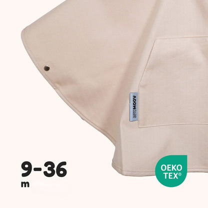 AeroMoov Regen Poncho Chevron Cream