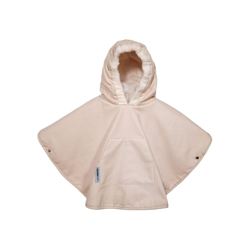 AeroMoov Winter Poncho Chevron Cream