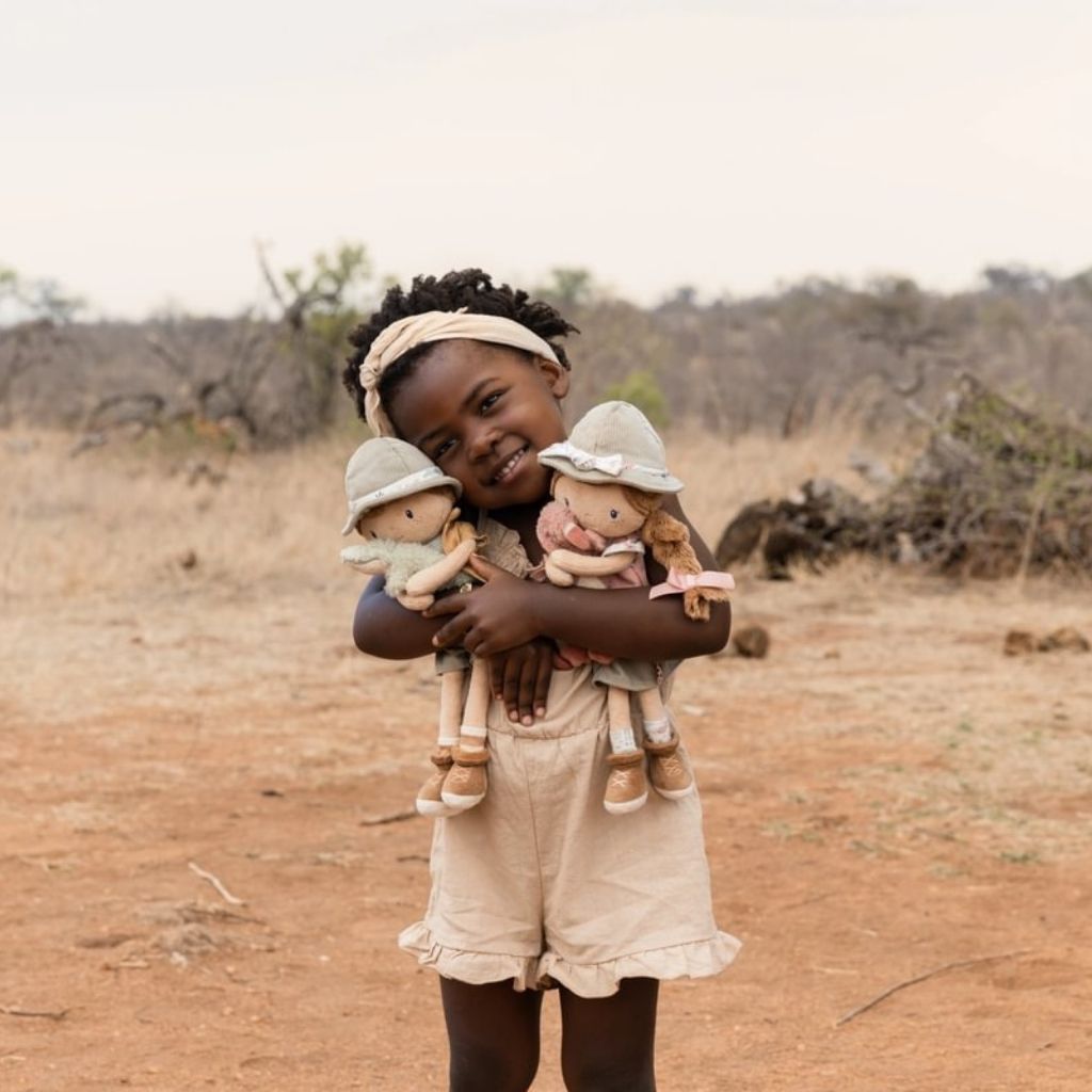 Little Dutch Knuffelpop Safari Friends Ranger Rosa