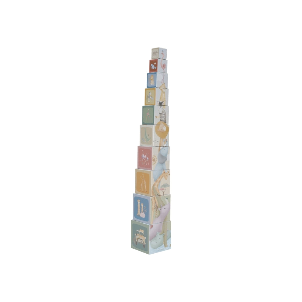 Little Dutch Stapeltoren Safari Friends Multi