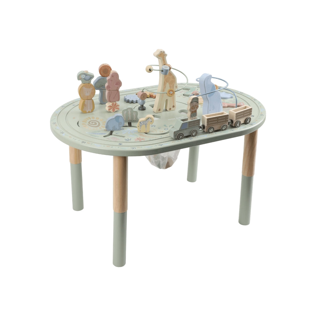 Little Dutch Activiteitentafel XL Safari Friends Groen