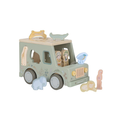 Little Dutch Vormsorteerder Safari Friends Auto Groen