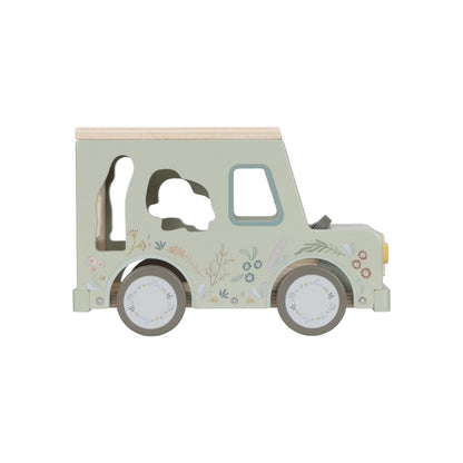 Little Dutch Vormsorteerder Safari Friends Auto Groen
