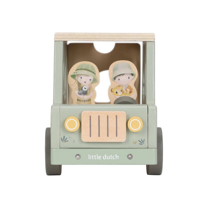 Little Dutch Vormsorteerder Safari Friends Auto Groen