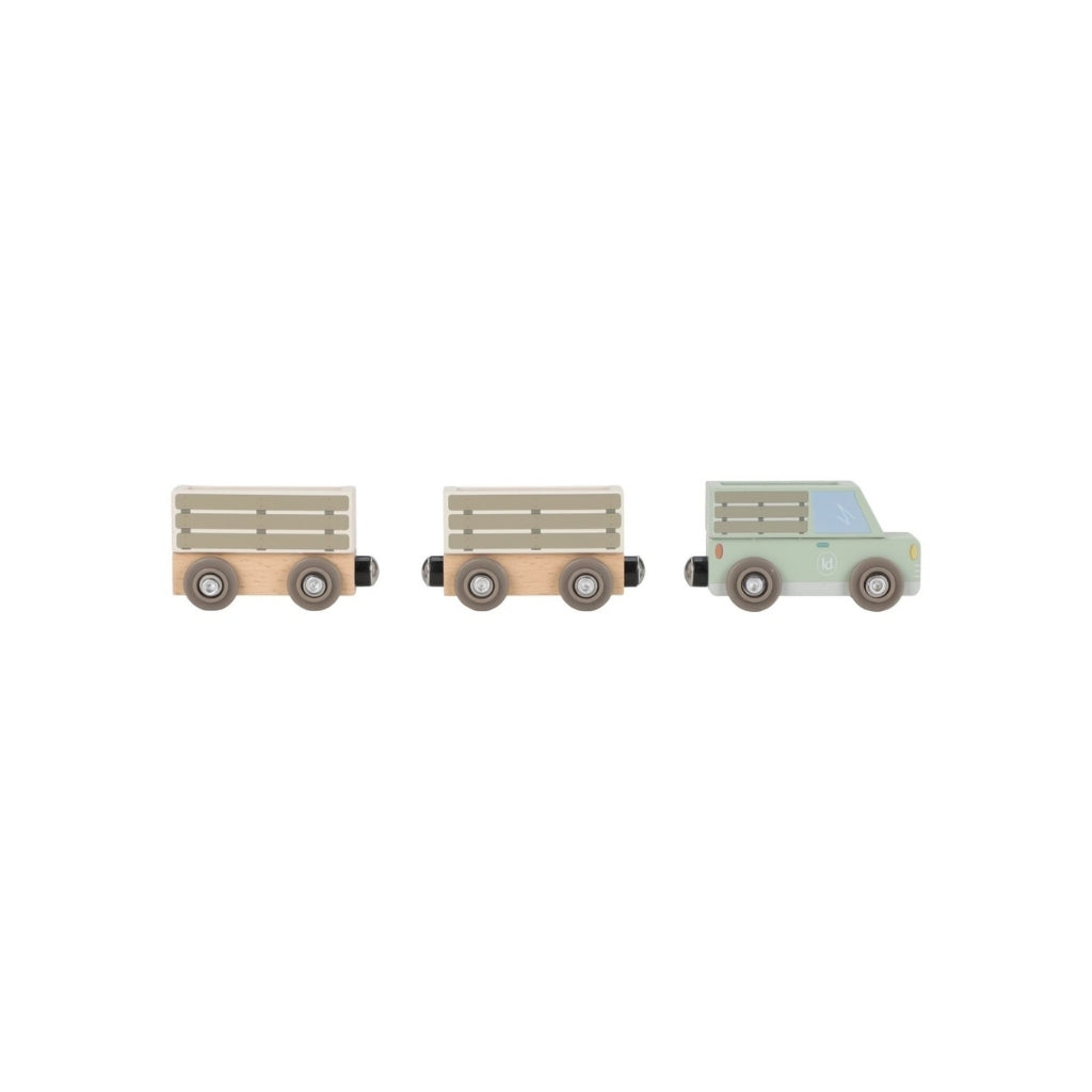 Little Dutch Houten Treinset Safari Friends Multi