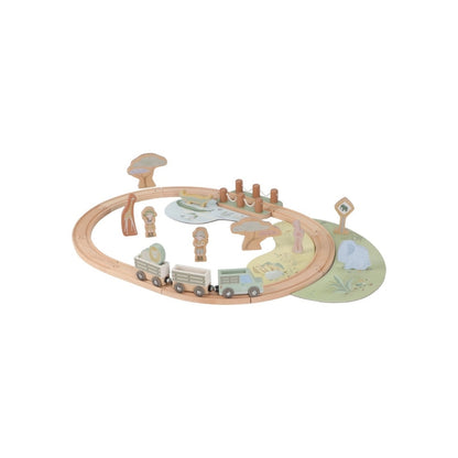 Little Dutch Houten Treinset Safari Friends Multi