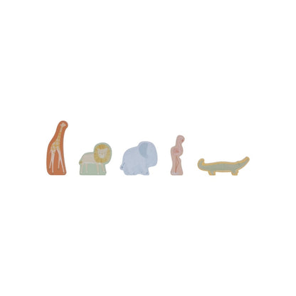 Little Dutch Houten Treinset Safari Friends Multi