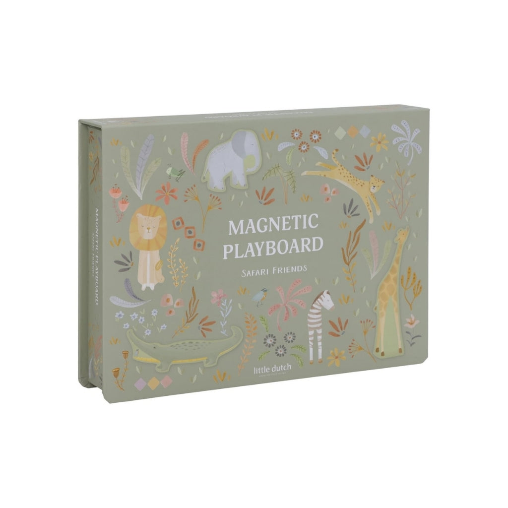Little Dutch Magnetisch Speelbord Safari Friends Groen