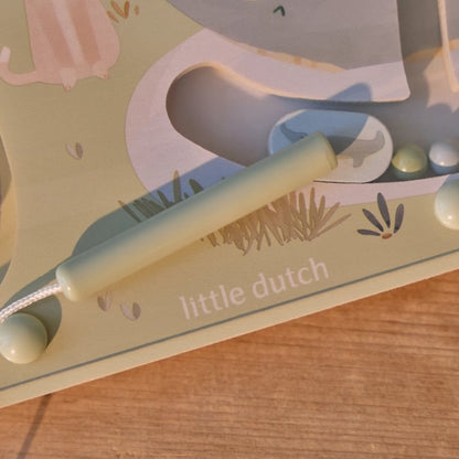 Little Dutch Magnetisch Doolhof Safari Friends Groen