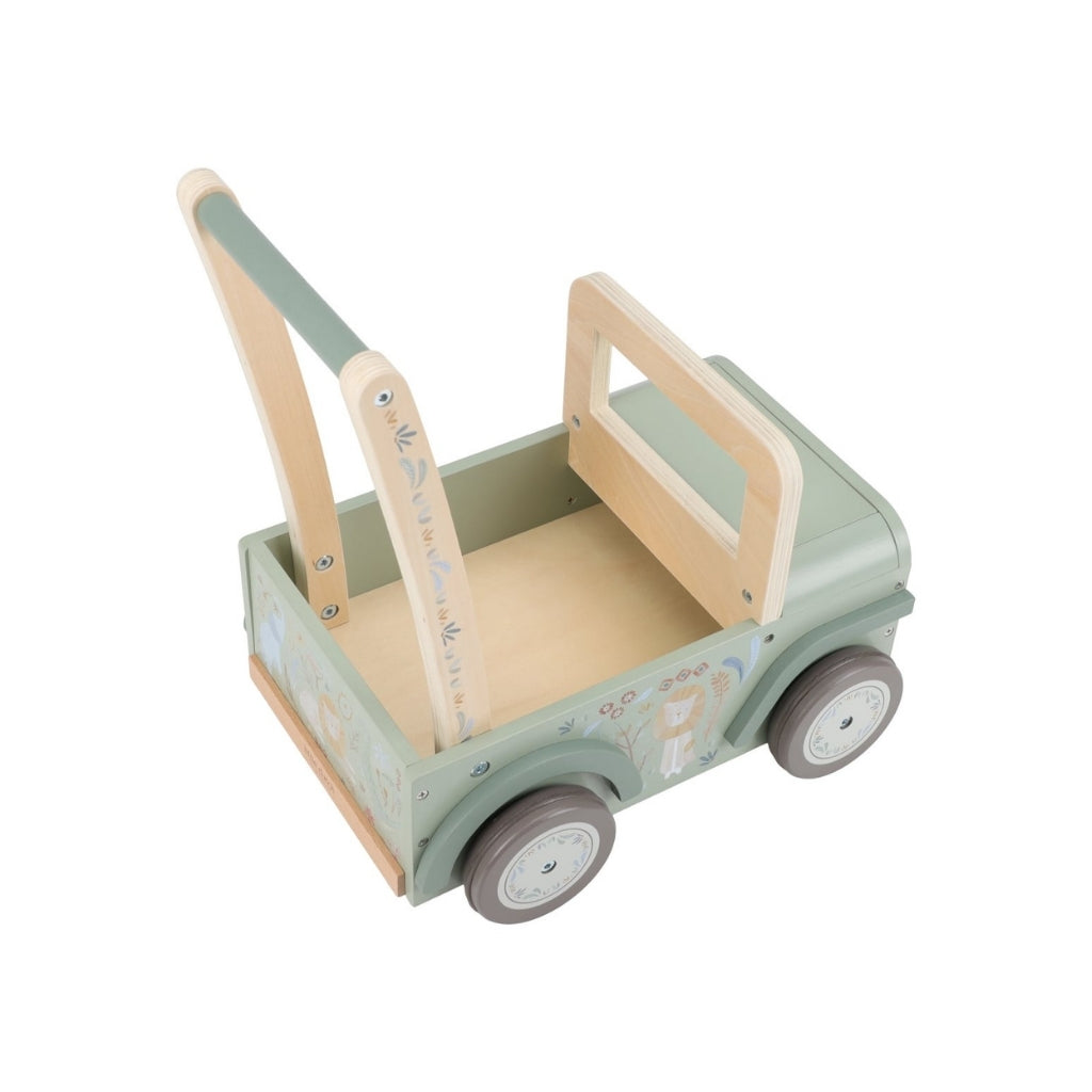 Little Dutch Loopwagen Safari Friends Groen
