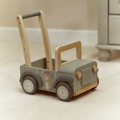 Little Dutch Loopwagen Safari Friends Groen
