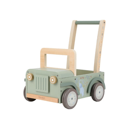 Little Dutch Loopwagen Safari Friends Groen