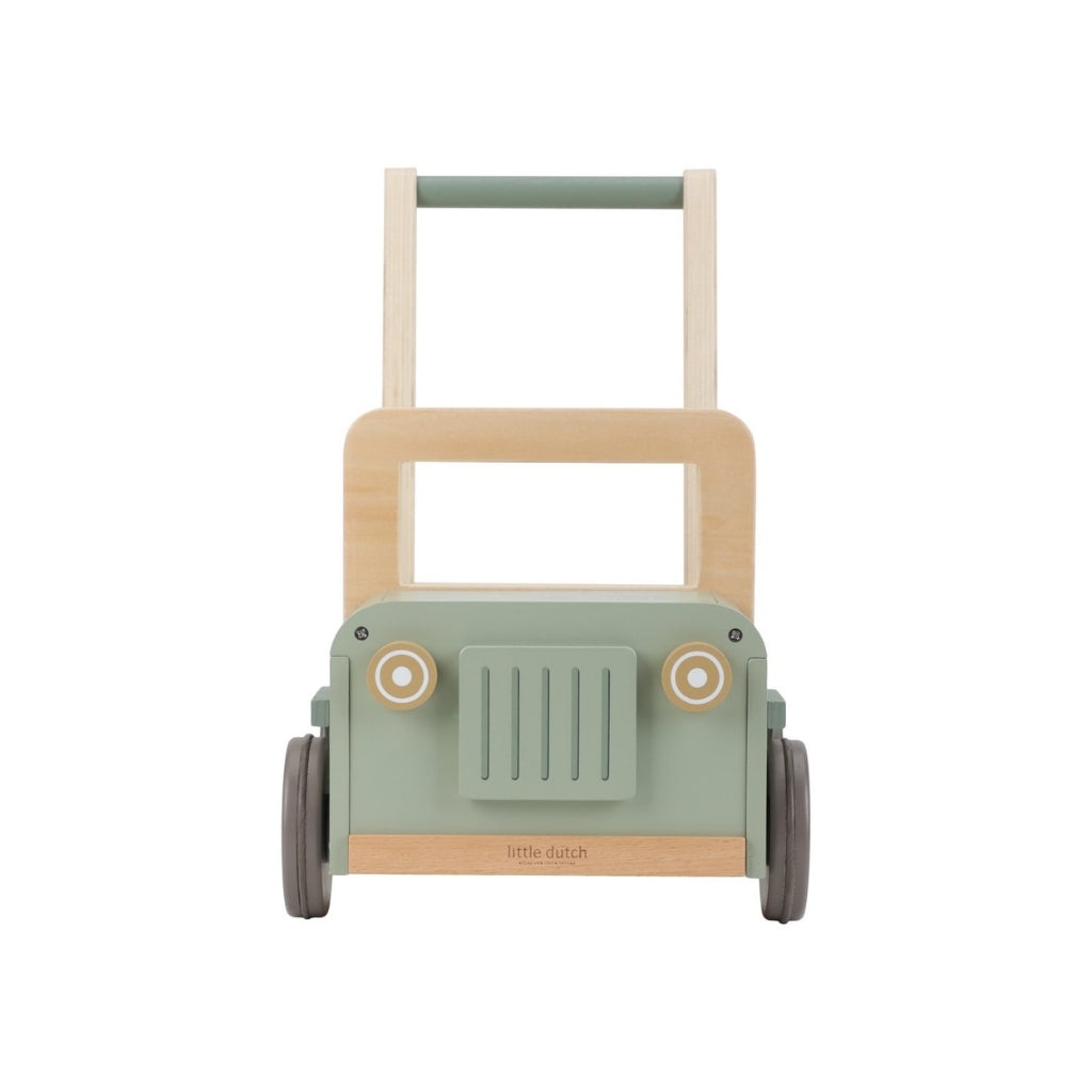Little Dutch Loopwagen Safari Friends Groen