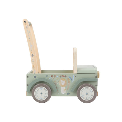 Little Dutch Loopwagen Safari Friends Groen