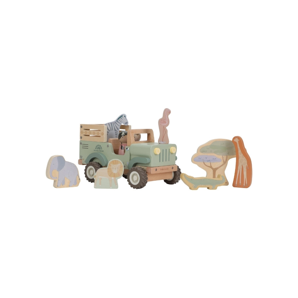 Little Dutch Safari Jeep met Dieren Safari Friends Multi
