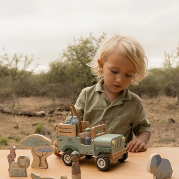 Little Dutch Safari Jeep met Dieren Safari Friends Multi