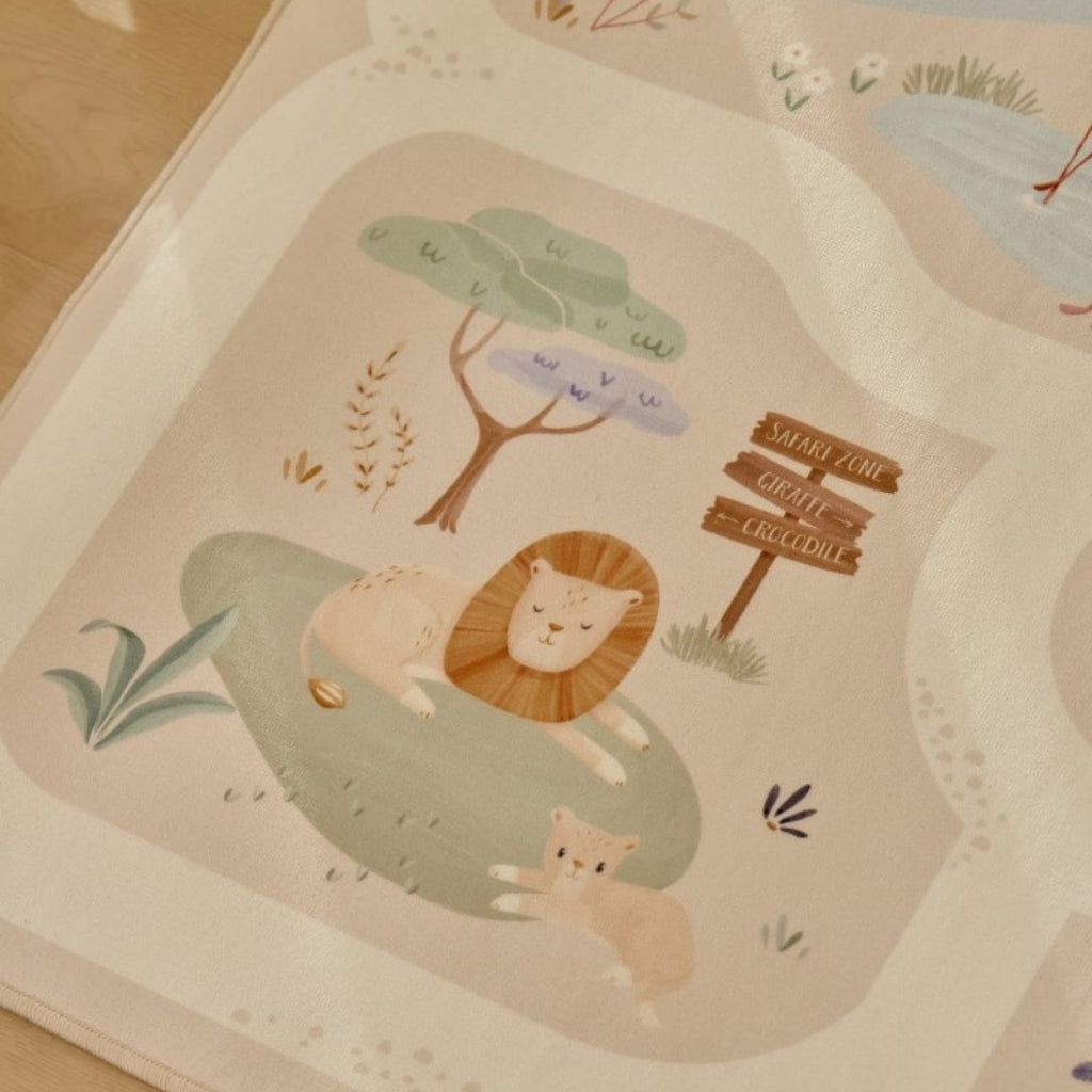 Little Dutch Speelmat Safari Friends Multi