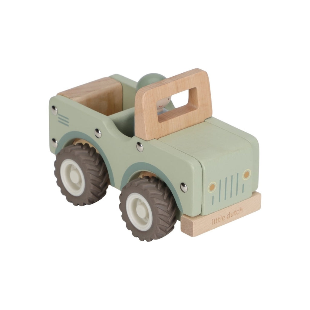 Little Dutch Houten Safari Jeep Safari Friends Groen
