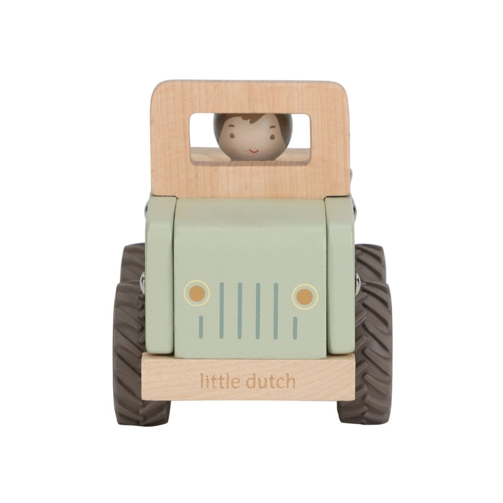 Little Dutch Houten Safari Jeep Safari Friends Groen