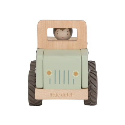 Little Dutch Houten Safari Jeep Safari Friends Groen