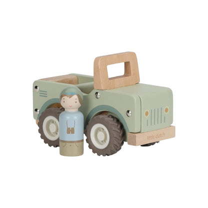 Little Dutch Houten Safari Jeep Safari Friends Groen