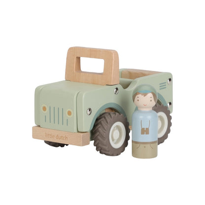 Little Dutch Houten Safari Jeep Safari Friends Groen