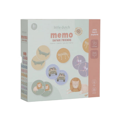 Little Dutch Memo Spel Safari Friends Multi
