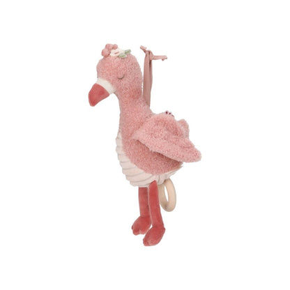 Little Dutch Jouet Musical à Tirette  Safari Friends Flamant Rose