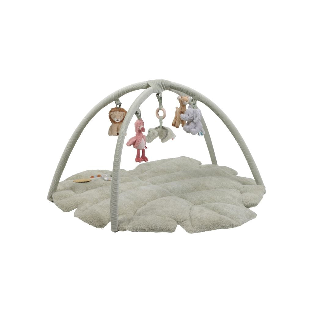 Little Dutch Tapis De Jeu Avec Arceau Safari Friends Vert 