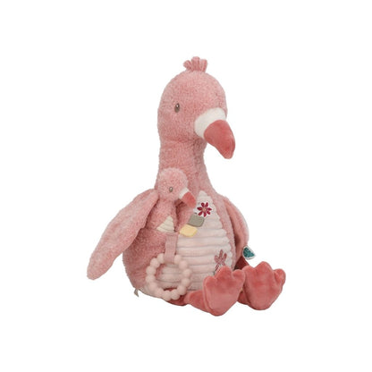 Little Dutch Peluche d'activité Safari Friends Flamant Rose