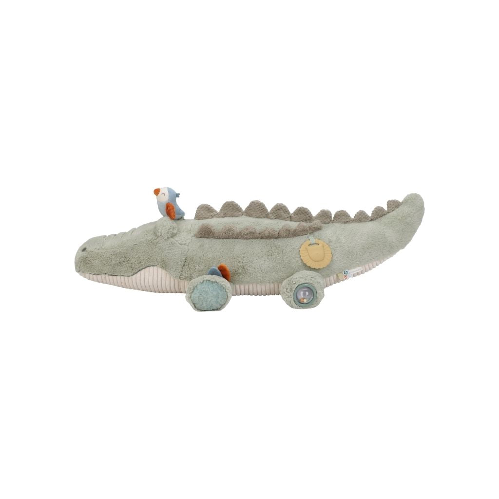 Little Dutch Activiteitenknuffel XL Safari Friends Krokodil Groen