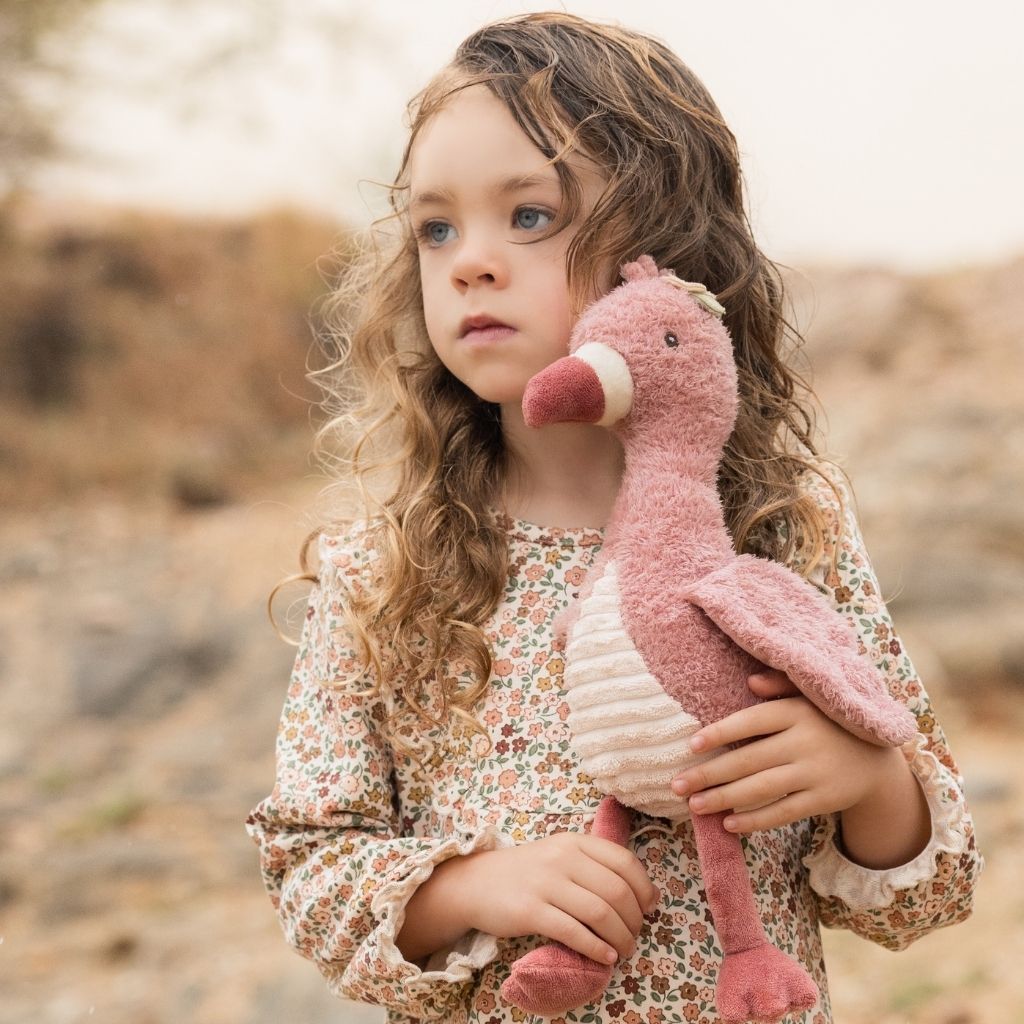 Little Dutch Peluche Safari Friends Flamant Rose 35 cm 