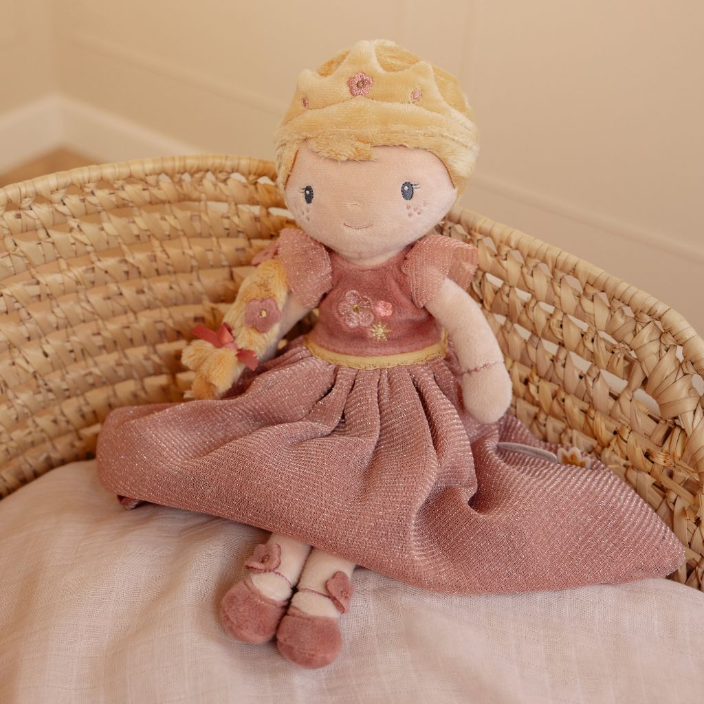 Little Dutch Knuffelpop Prinses Julia Roze 35 cm