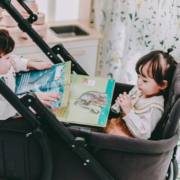 Pronto Stroller Bolderkar Space Grey + Bekerhouder + Opberghoes + Zonnescherm + Tray + Secret Storage Box
