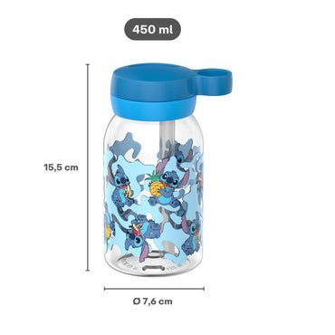 Mepal Gourde Avec Paille Campus Stitch 450 ml 