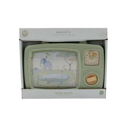 Little Dutch Jouet d'éveil Musique TV Vert 