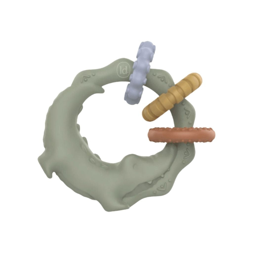 Little Dutch Anneau De Dentition Crocodile Vert   