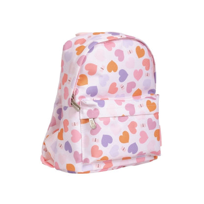 A Little Lovely Company Kleine Rugzak Hearts Roze