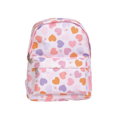 A Little Lovely Company Kleine Rugzak Hearts Roze