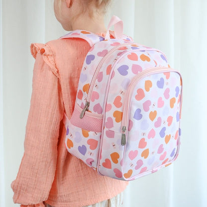 A Little Lovely Company Rugzak Hearts Roze