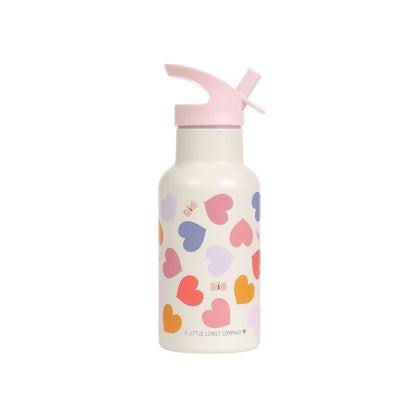 A Little Lovely Company Roestvrij Staal Drinkfles Hearts 350 ml