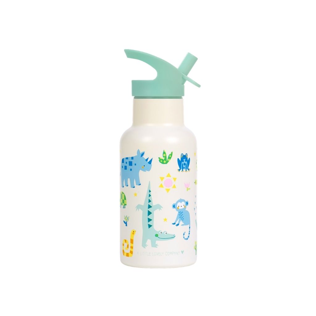 A Little Lovely Company Roestvrij Staal Drinkfles Jungle 350 ml
