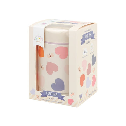 A Little Lovely Company  Isothermisch Bewaarpotje Hearts Roze