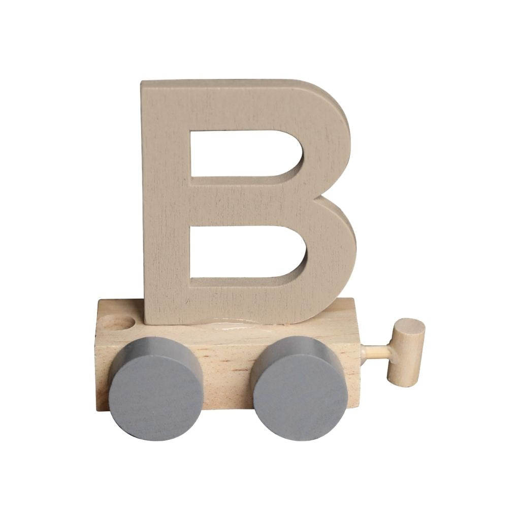 JEP! Treinletter B Sand Hout
